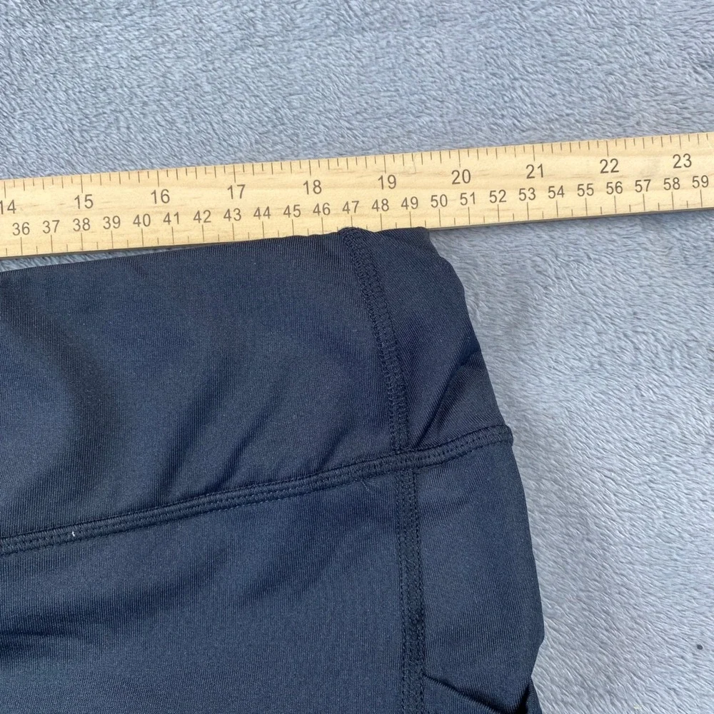 Cuddl Duds Leggings Womens XL Black ClimateCore Active Side Pockets Stretch‎ Gym